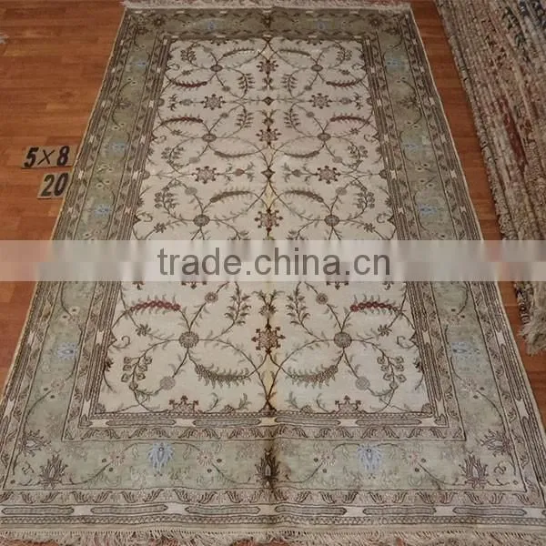 5'x8'ft Persian Cotton Carpet Beautiful Red Color Handmade Cotton Rugs photo-3