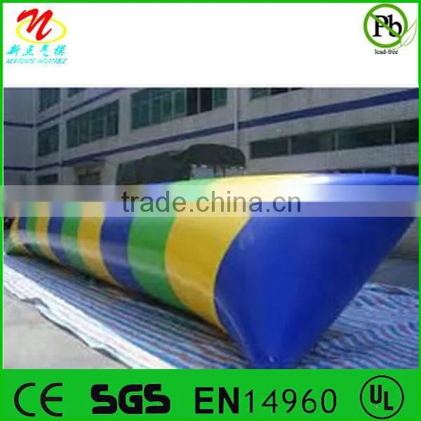 2014 Hot Sale Water Blob Trampoline Toy Inflatable Water Blob Jump