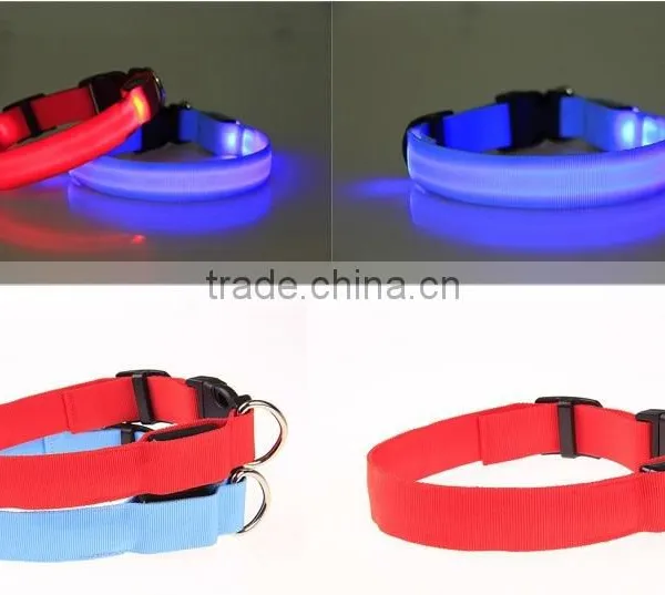 Teddy Supplies LED Luminescent Pet Leash Dog Collar Chest Harnesses photo-3