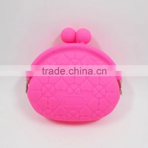 Best Quality Clip Purse Wallet Solid Color Silicone Coin Holder Mini Money Pocket Purse photo-5