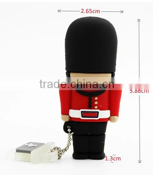 Shenzhen Factory SupplyingOEM British Royal Guards OTG USB Flash Drive for Computer and Mobile Phones 16GB photo-5