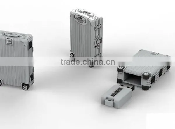 Fashion Suitcase USB Pen Drive Custom Shape USB photo-2