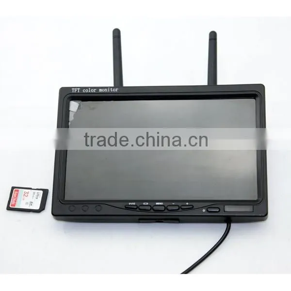 DW-7001-4 7inch Digital Signal Wireless Camera System With DVR Recording, QUAD Function, Provide Stable, Confidential Signal photo-2