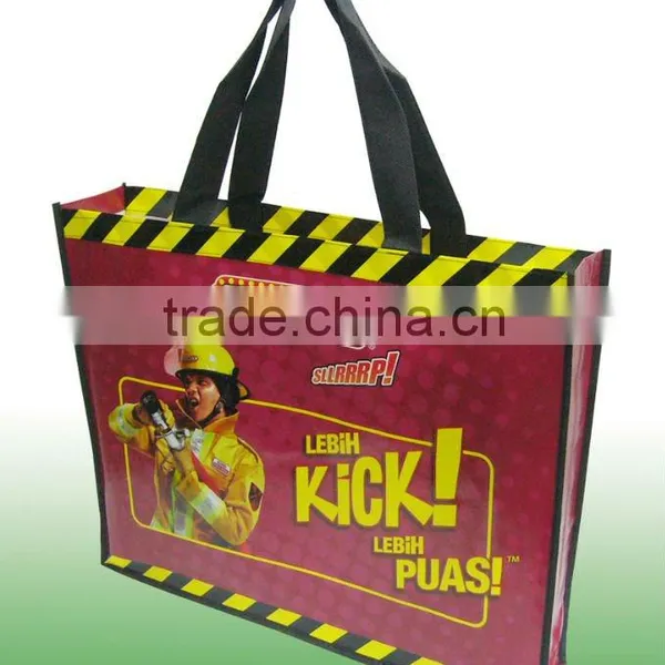 Supermarket Shopping Trolley Bags, Laminated Non Woven Shopping Bag for Supermarket