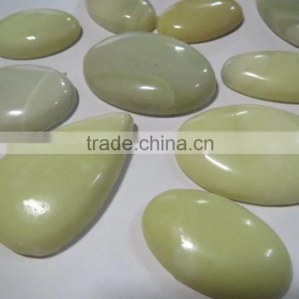 Lemon Jade Stone Cabochons Loose Gemstones photo-4