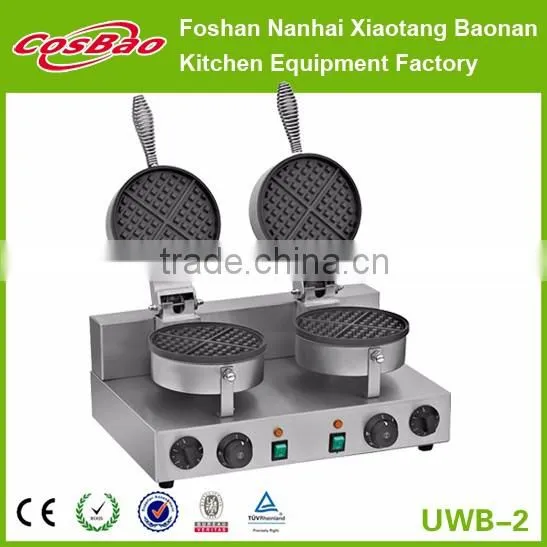 Industrial Single Plate Electric Waffle Maker Machine 220V Small Kitchen Snack Appliance With CE photo-2