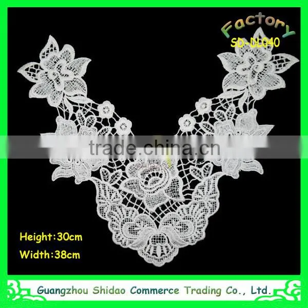 High Quality Latest Fashion Appliques Wholesale Patch Lace Collar photo-3