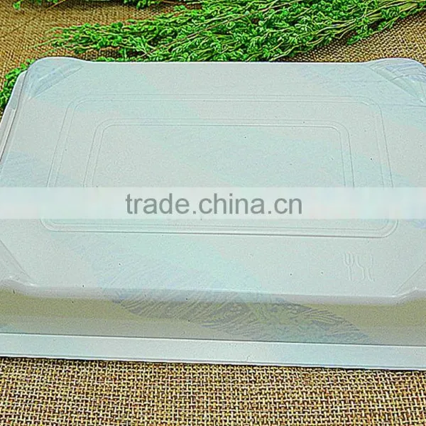 OPS Plastic Disposable Embossing Sushi Box Container Tray With Clear Lid photo-5