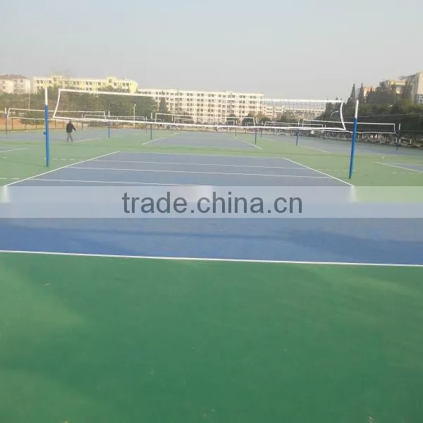 Outdoor Volleyball Court Surface Flooring Materials