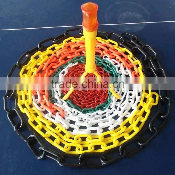 Plastic Safety Chains and Roadblocks Lights