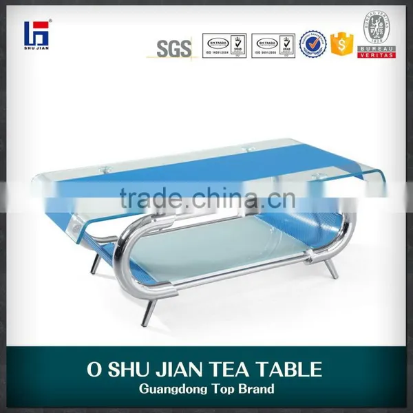 China Power Glass Tea Living Room Coffee Table Furniture SJ106B Quality Choice photo-2