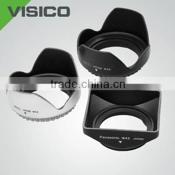 Digital Camera Accessory Metal Flower Shape Len Hood photo-3