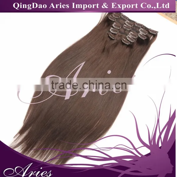 2016 Fast Selling Cheap Products Grade 5A 26 Inch Human Hair Remy Clip In Hair Extensions For photo-5