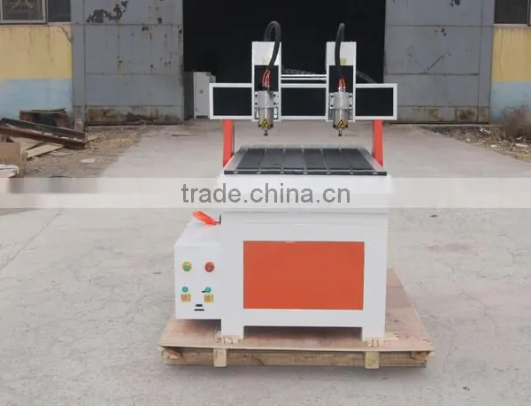 QL-6090 High Precision Mini Woodworking Cnc Router With Two Heads China photo-4