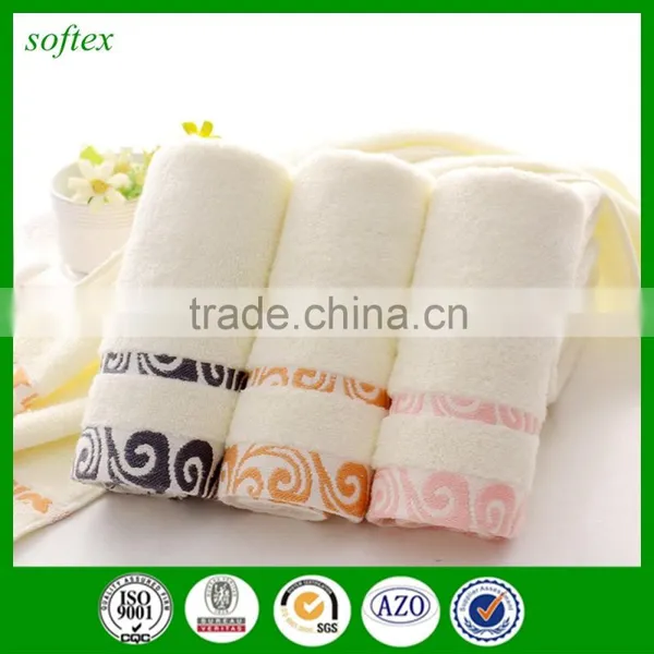 Zero Twist Yarn Cotton Advertising Towel With Custom Cloud Logo as Gift photo-5