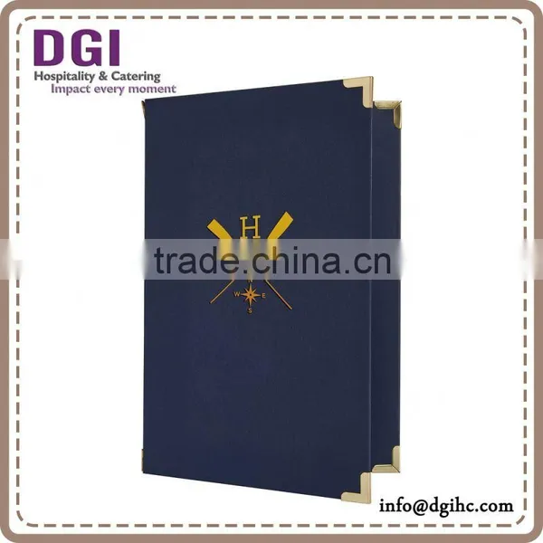 Fabric Menu for Hotel / Menu Cover Fabric / Quality Menu Factory Directed Sale photo-3