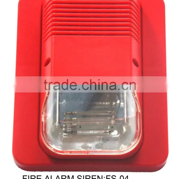 FS-04,DC12V 24V Fire Alarm Siren With Led Light,price of Factory photo-3