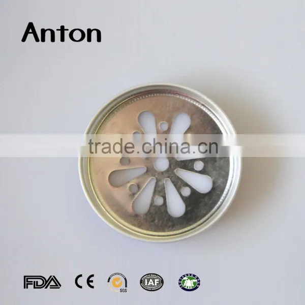 Silver Engraving Screw Tin Cover Caps photo-2
