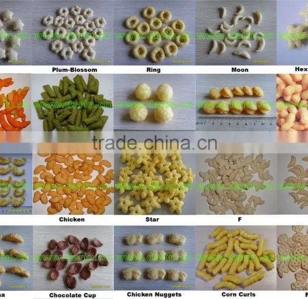 Puffed Corn Wheat Pillow Snacks Food Extruder/machines photo-3