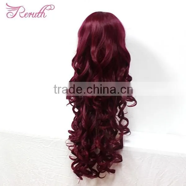 Loose Cheap Wavy 7A Grade Long Wig Wholesale Full Lace Wig New Design photo-4