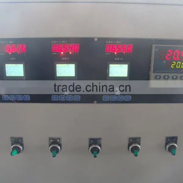 25Mpa PPR Tubular Withstanding Pressure Blasting Testing Machine 3 Stations Working photo-3