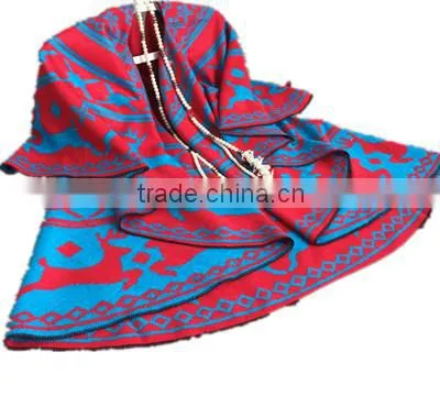 Shawl Scarf Tribal Fringe Hoodies Jacket Ethnic Warm Cardigans For Women Blankets Cape Shawl Ponchos and Capes photo-2