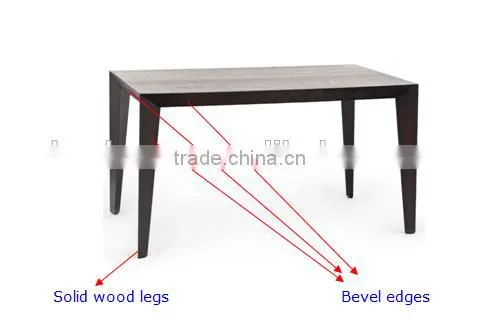 Modern Table in Wood Oak Veneer photo-2