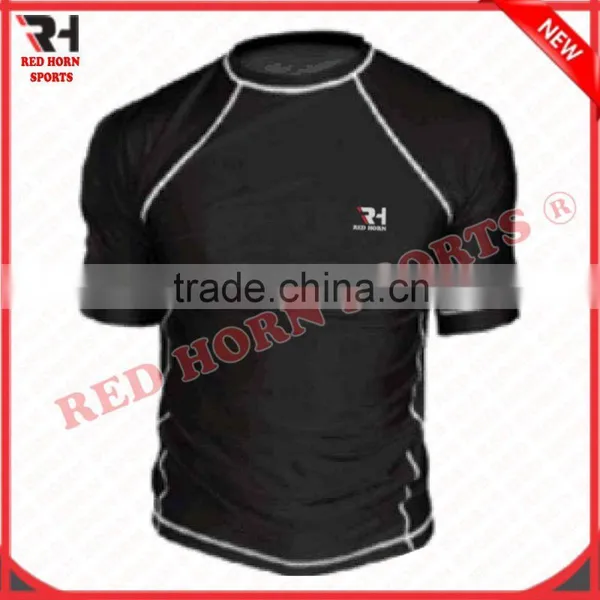 Custom Printed Blank Rash Guard, MMA Rash Guard for Mens photo-6