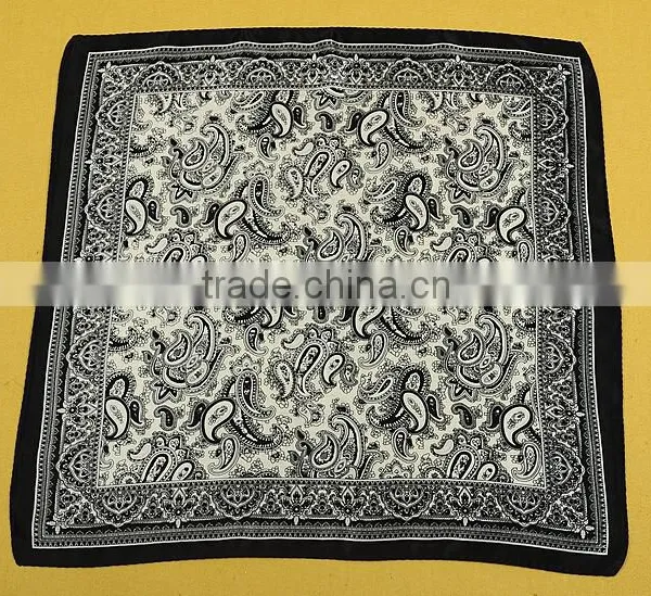 Factory Supply Luxury 100% Silk Square Scarf Men Scarves photo-2