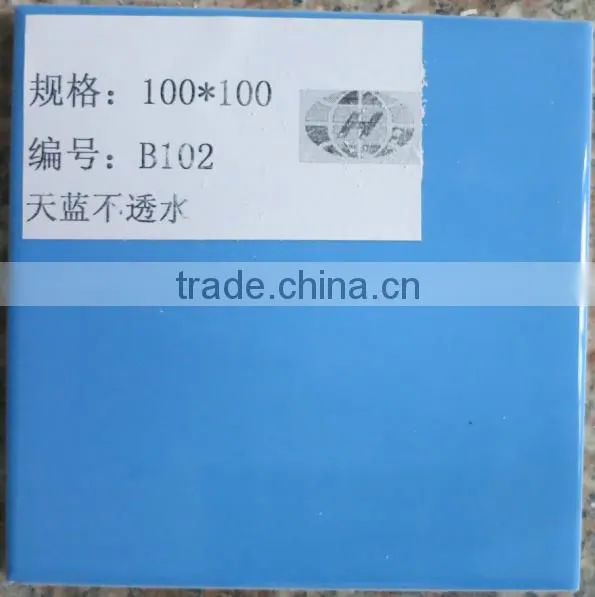 100*100 Pure Color Ceramics Wall Tile From China Factory for Kitchen