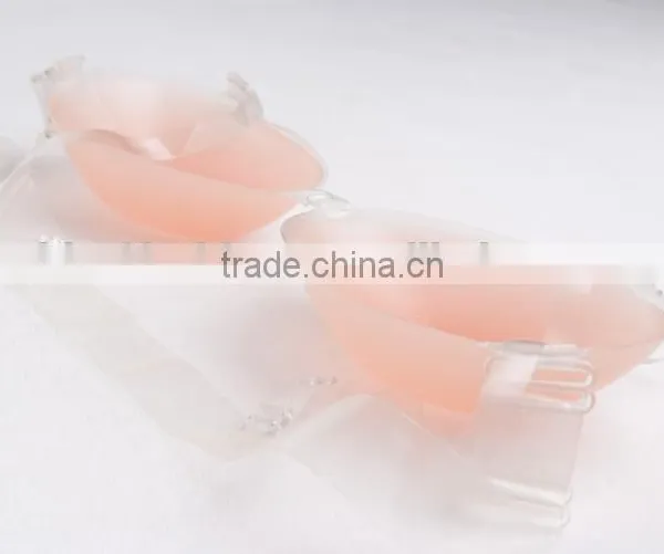Ideal Fashions Hot Sell Sexy Seamless Invisible One-piece Nude Bra Reusable Strapless Invisible Adhesive Silicone Bra Party Bra photo-6