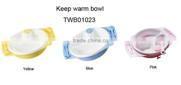 Baby Feeding Bowl, Keep & Stay Warm Kids Bowl, Thermal Insulation & Heat Preservation Children Bowl photo-2