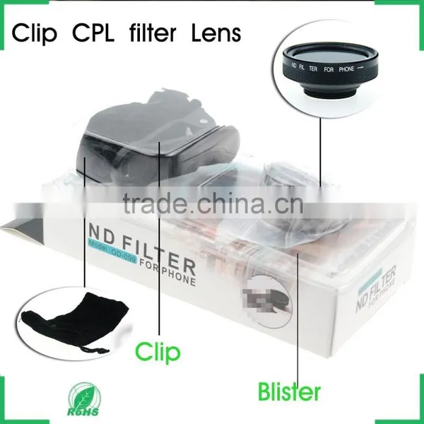Universal Clip Lens Circular Polarizing CIR-PL CPL FILTER Lenses for Smartphone photo-6