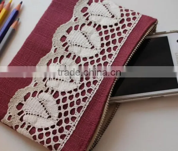 2015 Hot Sales Linen Pencil Case for School photo-4