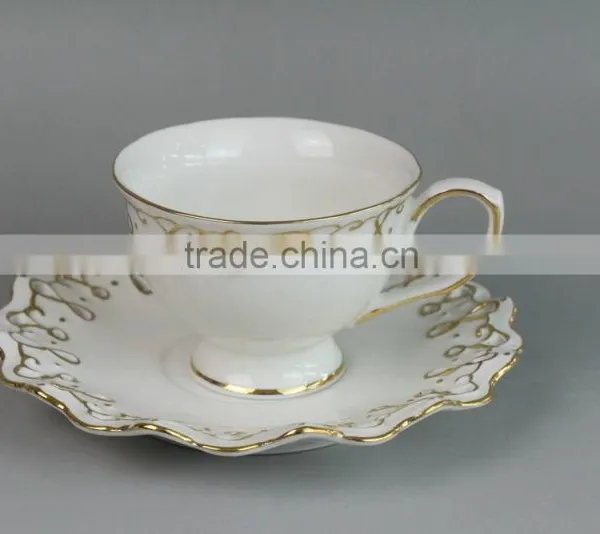 Handmade Ceramic Coffee Cup, 4.5'' Coffee Cup, 200 ml Coffee Cup With Saucer photo-3