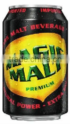 Dark Malt Beverage in Can (Non-alcoholic Malt)