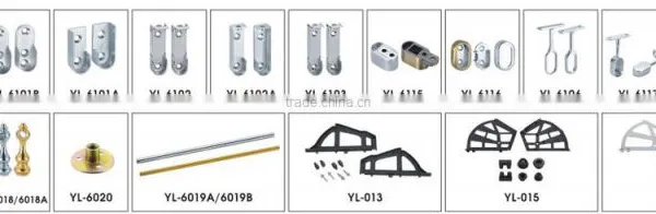 High Quality Alloy Furniture Hanging Rail/ Chrome Hanging Rail photo-3