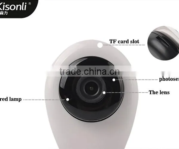 720P HD Wifi IP Camera Wireless Webcam With Video Recording TF Card For Smart Phone photo-3