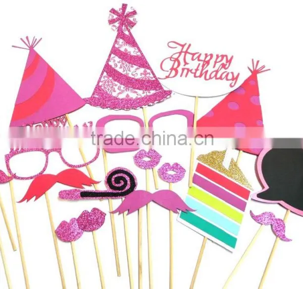 2016 Dress-up Accessories Party Favor Photo Booth Props for Wedding Party Graduation Birthdays photo-3