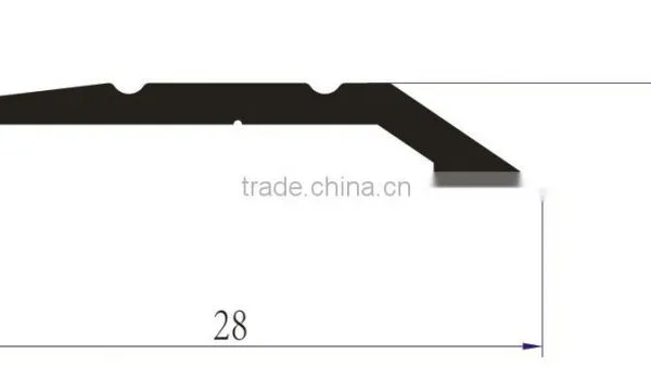 Aluminum Carpet Edge Trim/wooden Floor Trim/carpet Edge Nosing photo-2