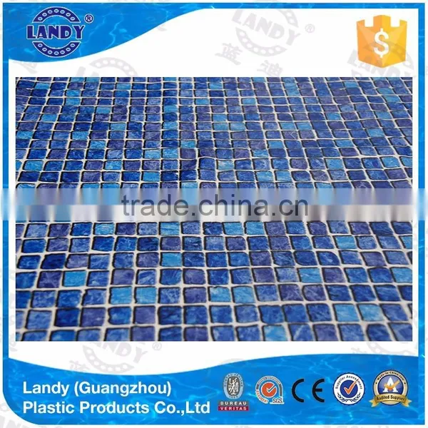 Simple Pvc Vinyl Plastic Plaid Swimming Pool Liner photo-5