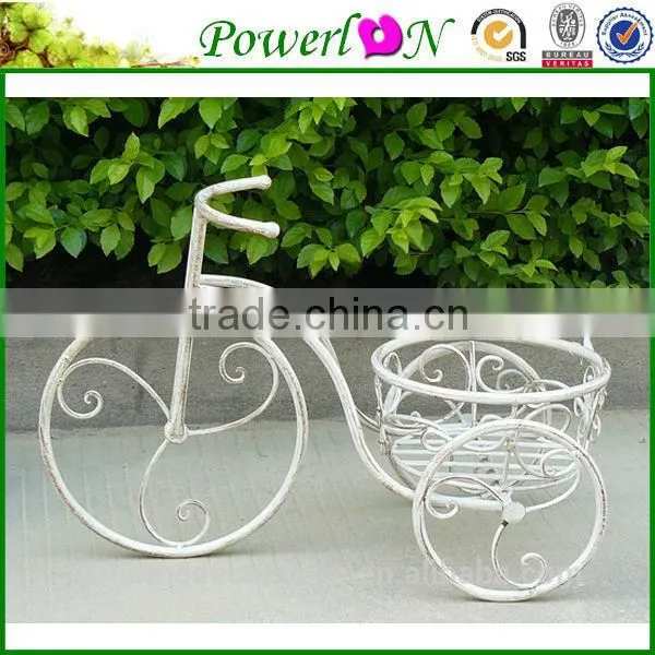 Hot selling Wrought Iron Bike Flower Pot