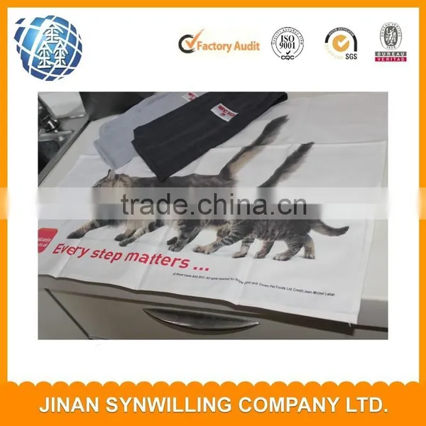 100% Cotton Fabric Printed Tea Towel With AZO Free Test Report photo-3