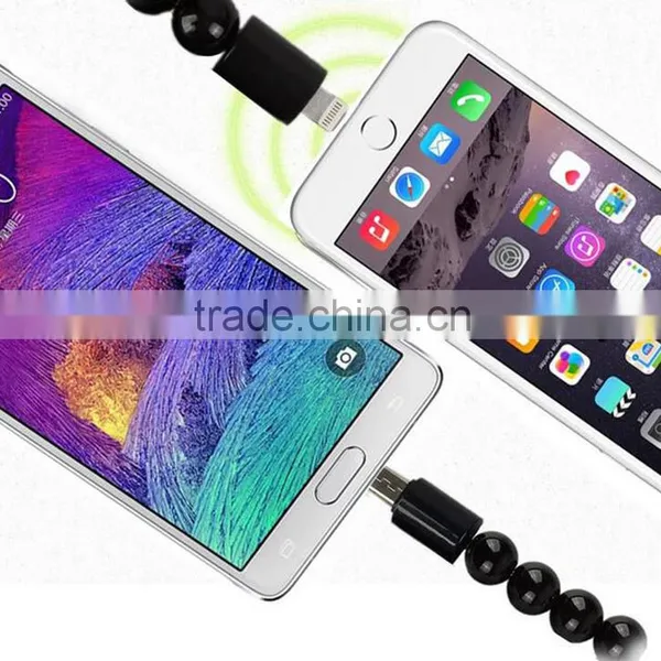 Cheap Beads Bracelet Cable Micro USB Wristband Bracelet Data Cable Creative Charging USB Cable Line Quality Choice photo-4