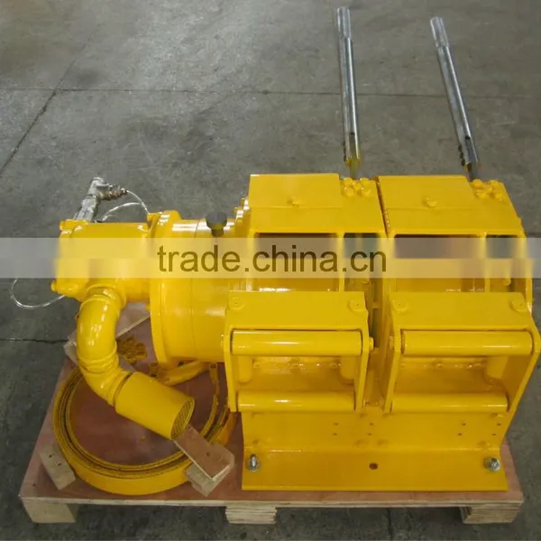 800KGS Double Drum,Piston Motor,Underground Mining Air Scraper Winch With Scraper Pan photo-6