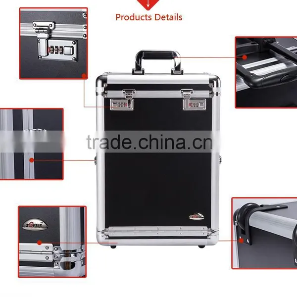 Guangzhou Sunrise Wholesale Rolling Aluminum Makeup Metal Storage Case photo-5