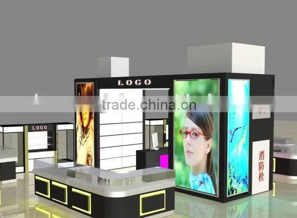 Modern Optical Showcase, Wall Mounted Eyewear Display photo-3