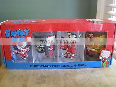 Collector's Series Pint Glasses 2 Pack Glassware Set photo-2