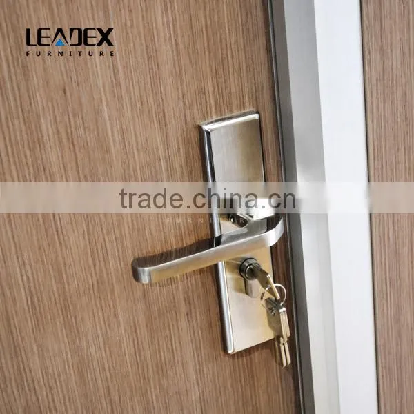 Clear Tempered Full High Partition Office Glass Doors With MFC photo-3