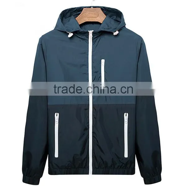 2016 Autumn New Men's Sports Jacket Outdoor Sportswear Men Fashion Thin Windbreaker Jacket Zipper Coats Outwear Men's Clothing photo-2
